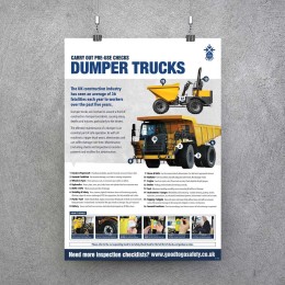 Dumper Truck Poster - Visual Inspection Checklist