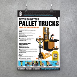 Pallet Truck Poster - Visual Inspection Checklist