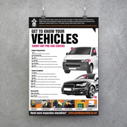Vehicle (Car / Van) Poster - Visual Inspection Checklist