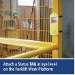 Forklift Work Platform Inspections - Weekly Checklist Kit