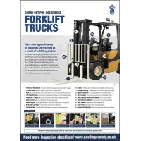 Forklift Poster - Visual Inspection Checklist
