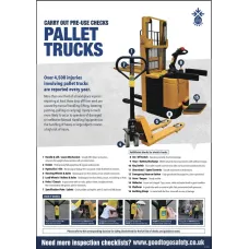 Pallet Truck Poster - Visual Inspection Checklist