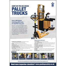 Pallet Truck Poster - Visual Inspection Checklist