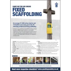 Scaffolding (Fixed) Poster - Visual Inspection Checklist Scaffolding (Fixed) Poster - Visual Inspection Checklist