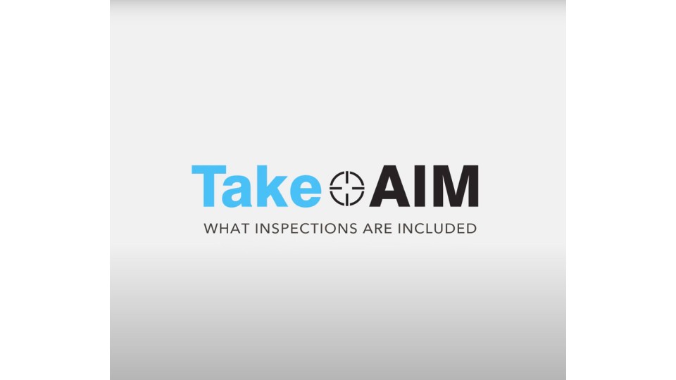What can you inspect with TakeAIM?