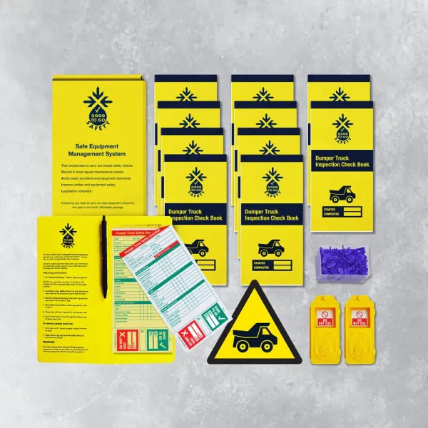 Dumper Truck Inspections - Daily Checklist Kit