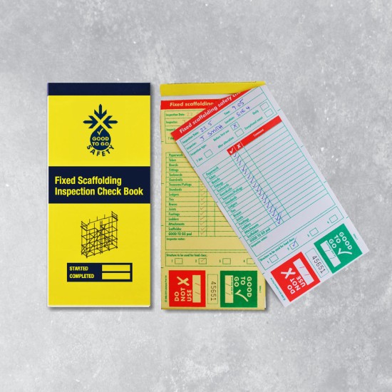 Scaffolding (Fixed) Inspection Books - 25 Checklists