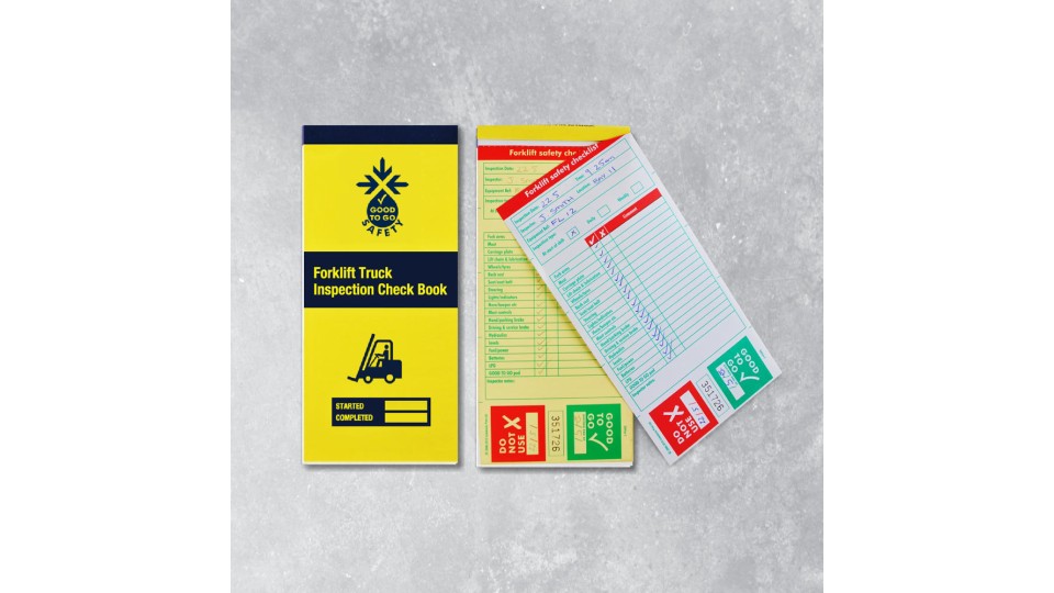 Forklift Inspection Books - 25 Checklists