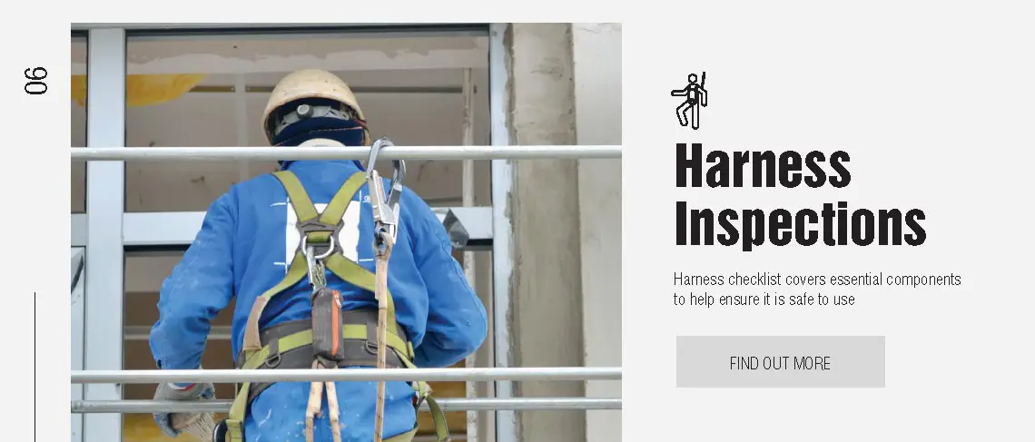 Harness checklist covers essential components