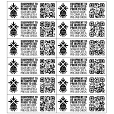 QR Code - 12 x Landscape