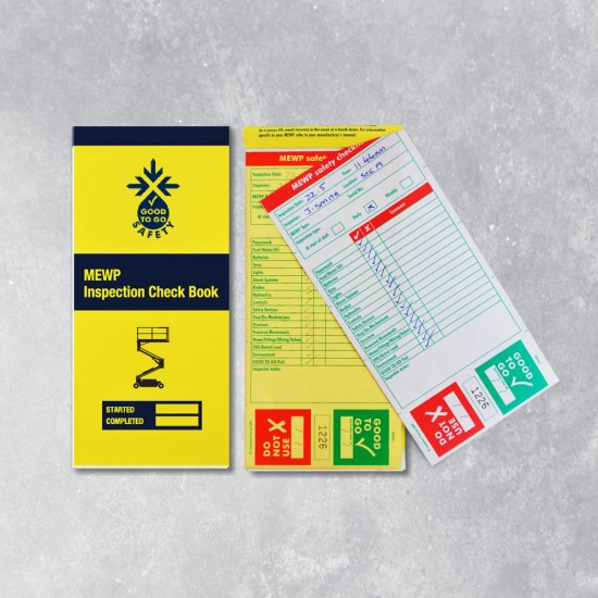 MEWP Inspection Books - 25 Checklists
