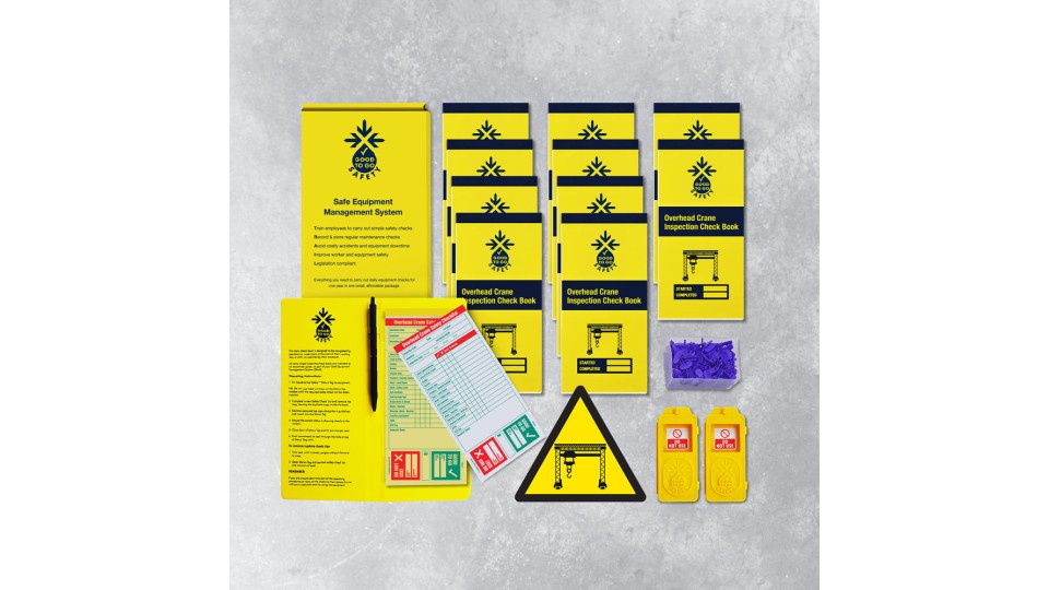 Overhead Crane Inspections - Daily Checklist Kit
