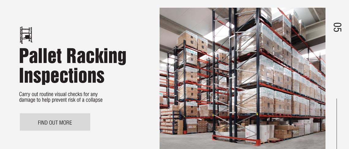 Carry out routine visual checks for any damage to help prevent risk of a collapse