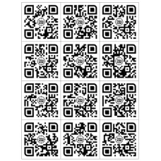 QR Code - 12 x Square 