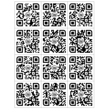 QR Code - 12 x Square 
