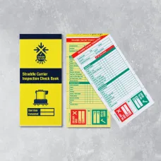 Straddle Carrier Inspection Books - 25 Checklists