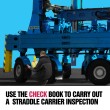 Straddle Carrier Inspection Books - 25 Checklists