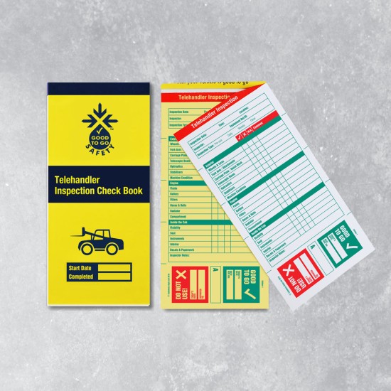 Telehandler Inspection Books - 25 Checklists