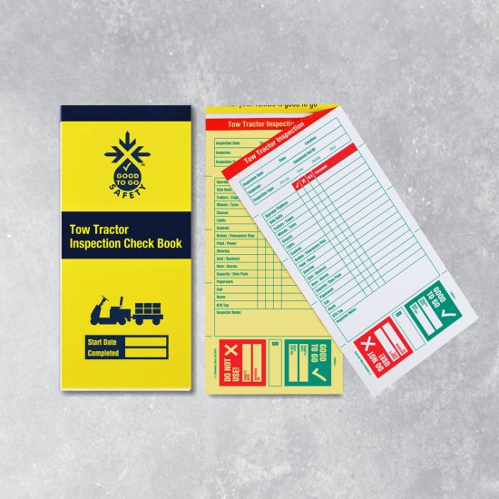 Tow Tractor Inspection Books - 25 Checklists