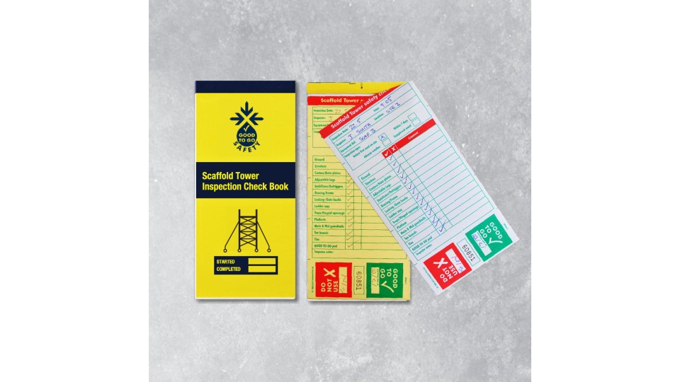 Scaffold Tower Inspection Books - 25 Checklists