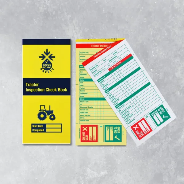Tractor Inspection Books - 25 Checklists