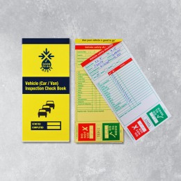 Fleet Vehicle (Car / Van) Inspection Books - 25 Checklists